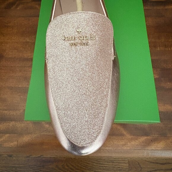 Kate Spade New York City Lights Loafer Women's Rose Gold Size 8 New - Picture 4 of 13